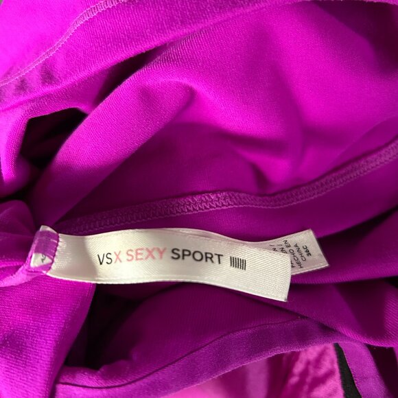 Victoria's Secret VSX Women's Purple Athletic Top Padded Cups Racerback Size 36C - Picture 13 of 15